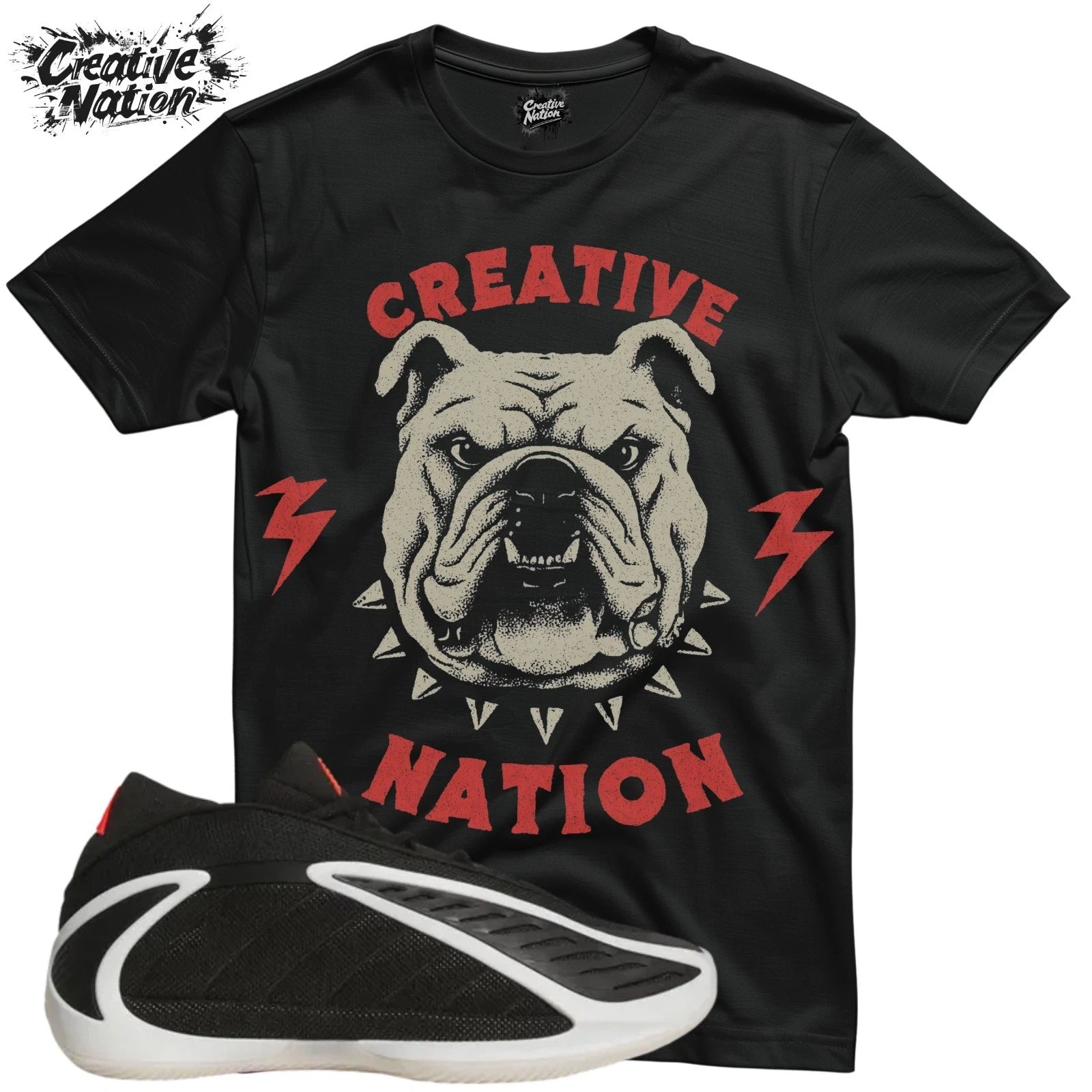 Shirt To Match AE 2 Black White Red Unisex Tee Sneaker Shirt Dog Shirt