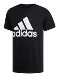 adidas Essentials Big Logo Mens Tee T-Shirt (M) MEDIUM Black/White ED9605
