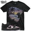 Shirt To Match Dunk Low Retro Transparent Black Pink Rise Unisex Tee Lion Shirt