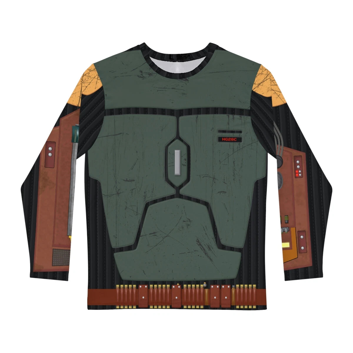 Bounty Hunter Beskar Armor Cosplay Long Sleeve Shirt Costume