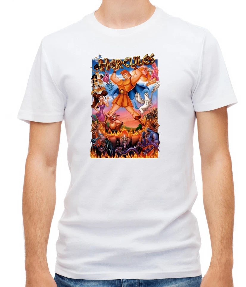 Hercules Poster Short Sleeve  T- Shirt Men N103