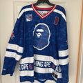 A Bathing Ape XMitchell & Ness Mitchell and V-neck Long Sleeve T-shirt Top Used