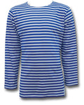 1 NEW NAVAL SAILOR STYLE BRETON LONG-SLEEVE STRIPED SHIRT [70637]