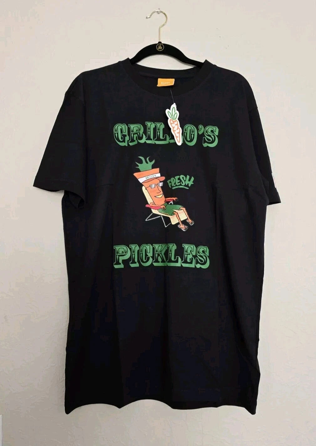 Carrots By Anwar Carrots Men's X Grillo's Pickles Tee T-Shirt in Black