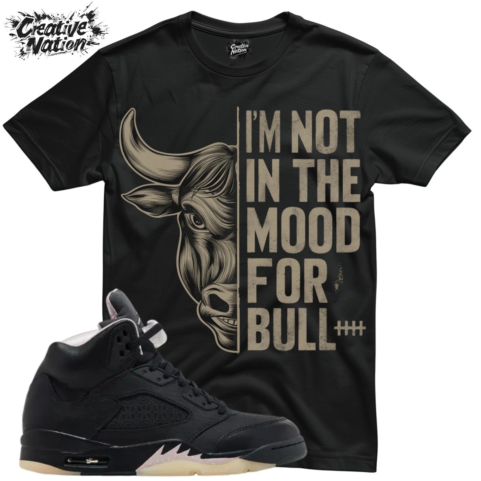 Shirt To Match 5 Off Noir Unisex Tee Sneaker Shirt Gym Shirt For Sneaker Tee