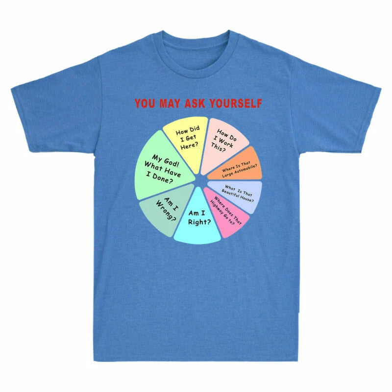 Tee Pie Chart May Heads Yourself Talking In You Once T-Shirt A Top Ask Lifetime