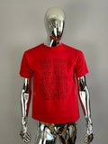 DOPE Logo Men Graphic Red T Shirt Size M