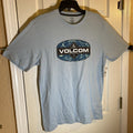 Volcom Mens MEDIUM Tee T-Shirt Casual Adult Active Beach Skate Modern Fit Party