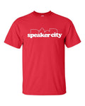 Speaker City Old School Funny Movie Relax Time Men's  Tee Shirt 161