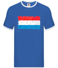 Luxembourg Grunge Style Flag - Mens Wrestler - Country Love Live City City