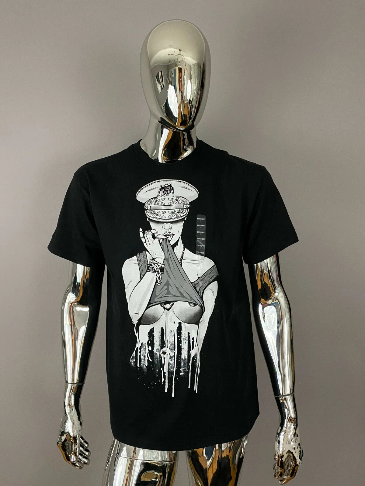 Trunkfit Logo Black Men Adult Graphic T-Shirt Size XL