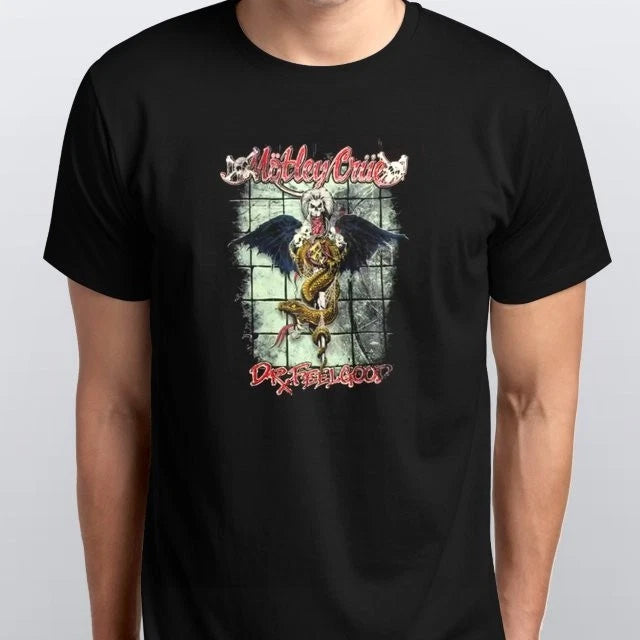 Motley Crue Dr. Feelgood Unisex T-SHIRT S M L XL XXL 3 4 XL Black