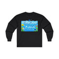 Frutiger Aero Metro Long Sleeve Shirt Y2K Aquarium Cyber Fish Graphic Tee