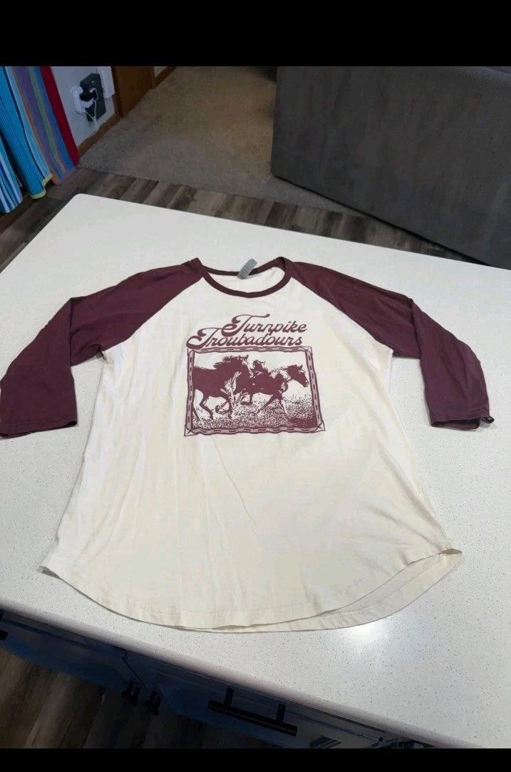 Turnpike troubadours baseball 3/4 Large