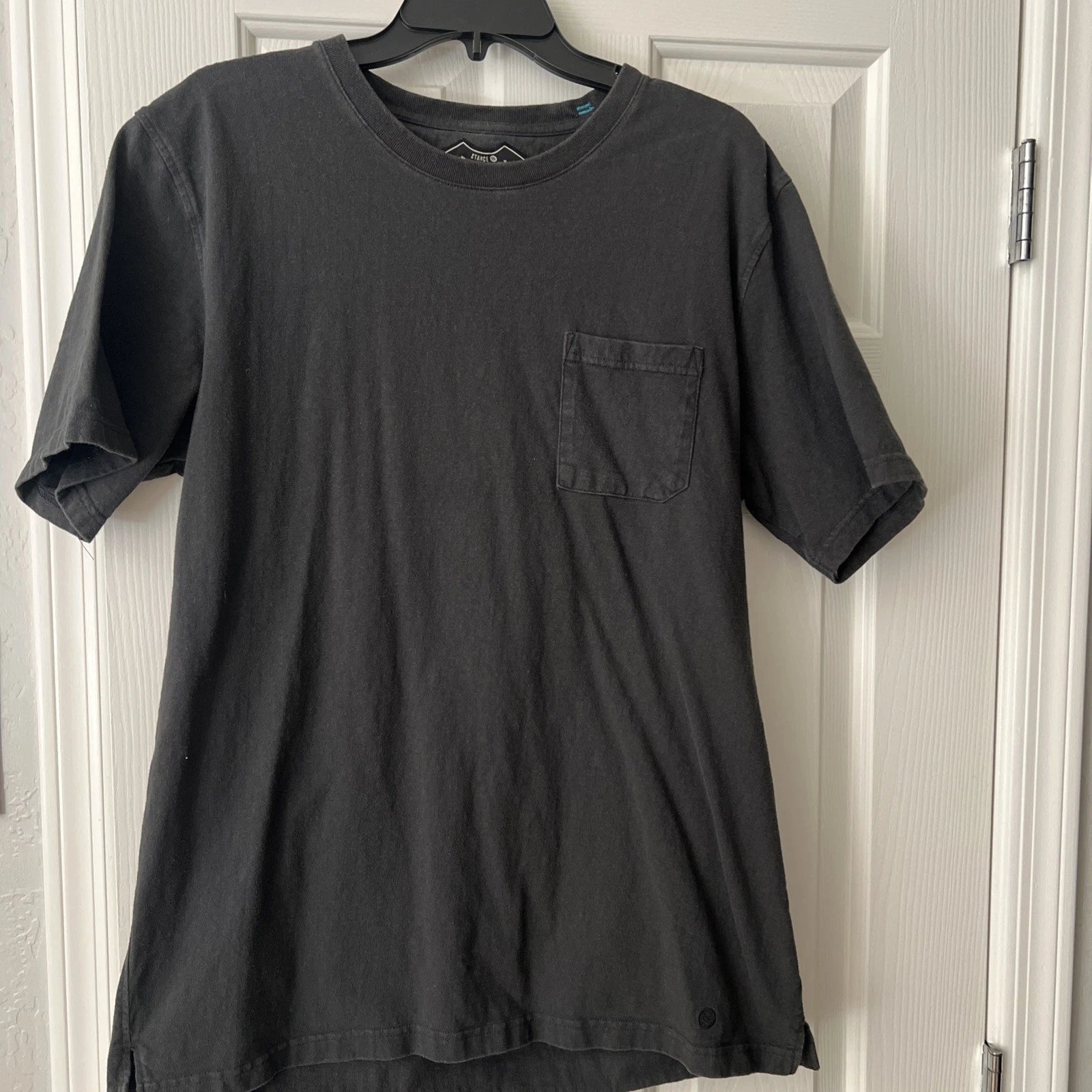 STANCE Pocket T-Shirt - MADE IN JAPAN -  LOOPWHEEL - SZ XL Black