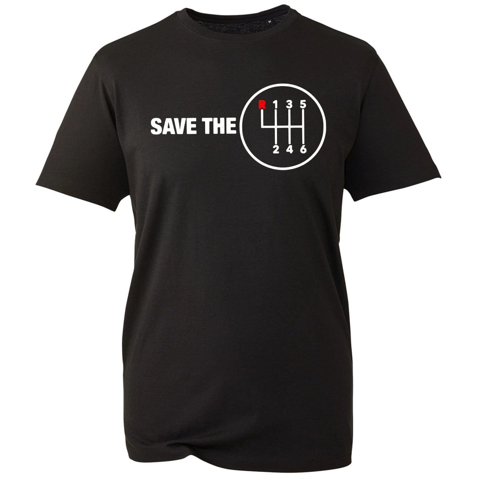 Save The Manual Transmission T-shirt Car Enthusiast Shift Pattern Unisex Git Tee