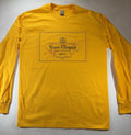 Veuve Clicquot Champagne Long Sleeve T-Shirt Yellow Medium