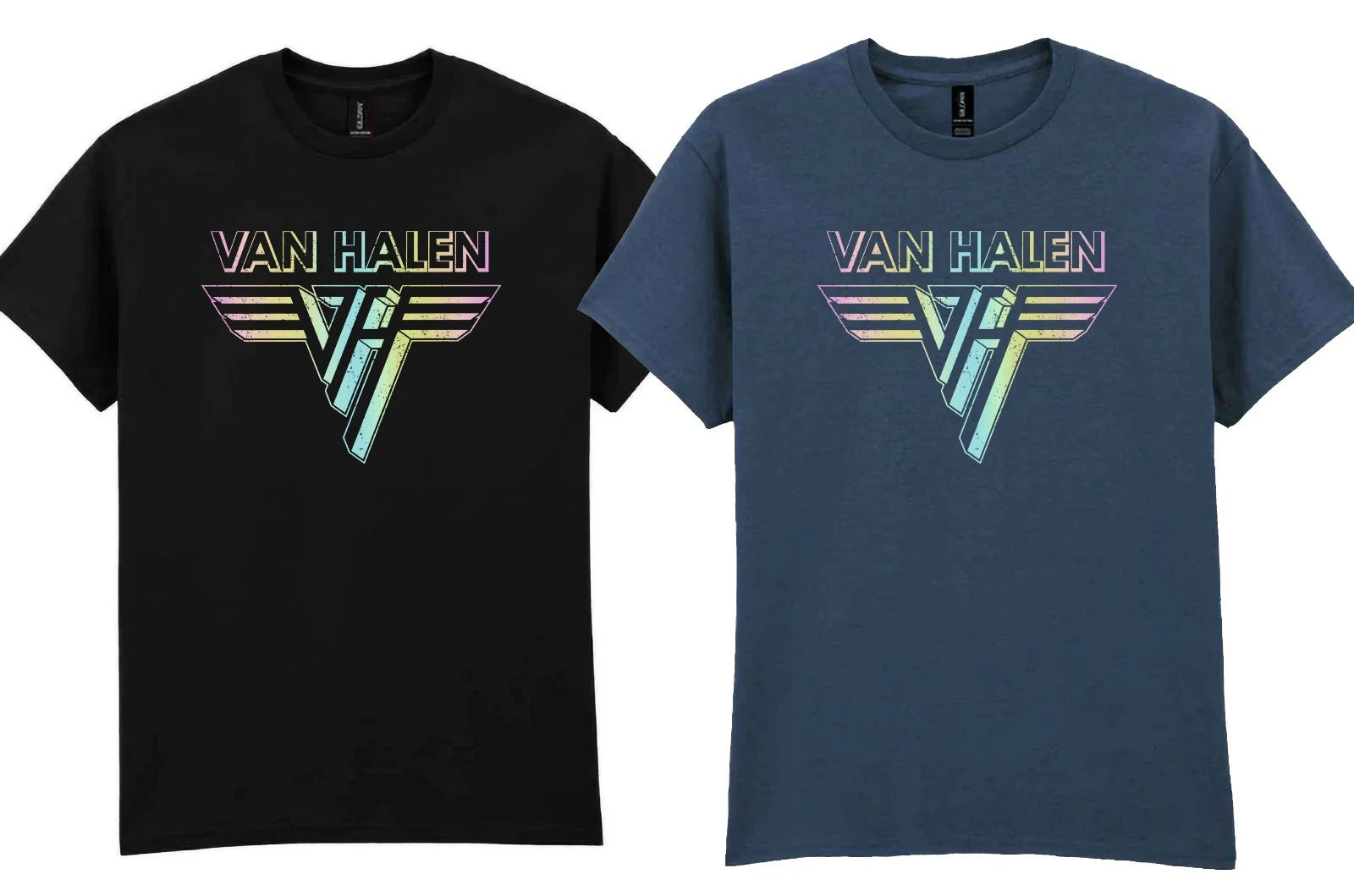 Van Halen black or blue dusk T-Shirt 100% ultra cotton  - Fan Gift Hard Rock tee