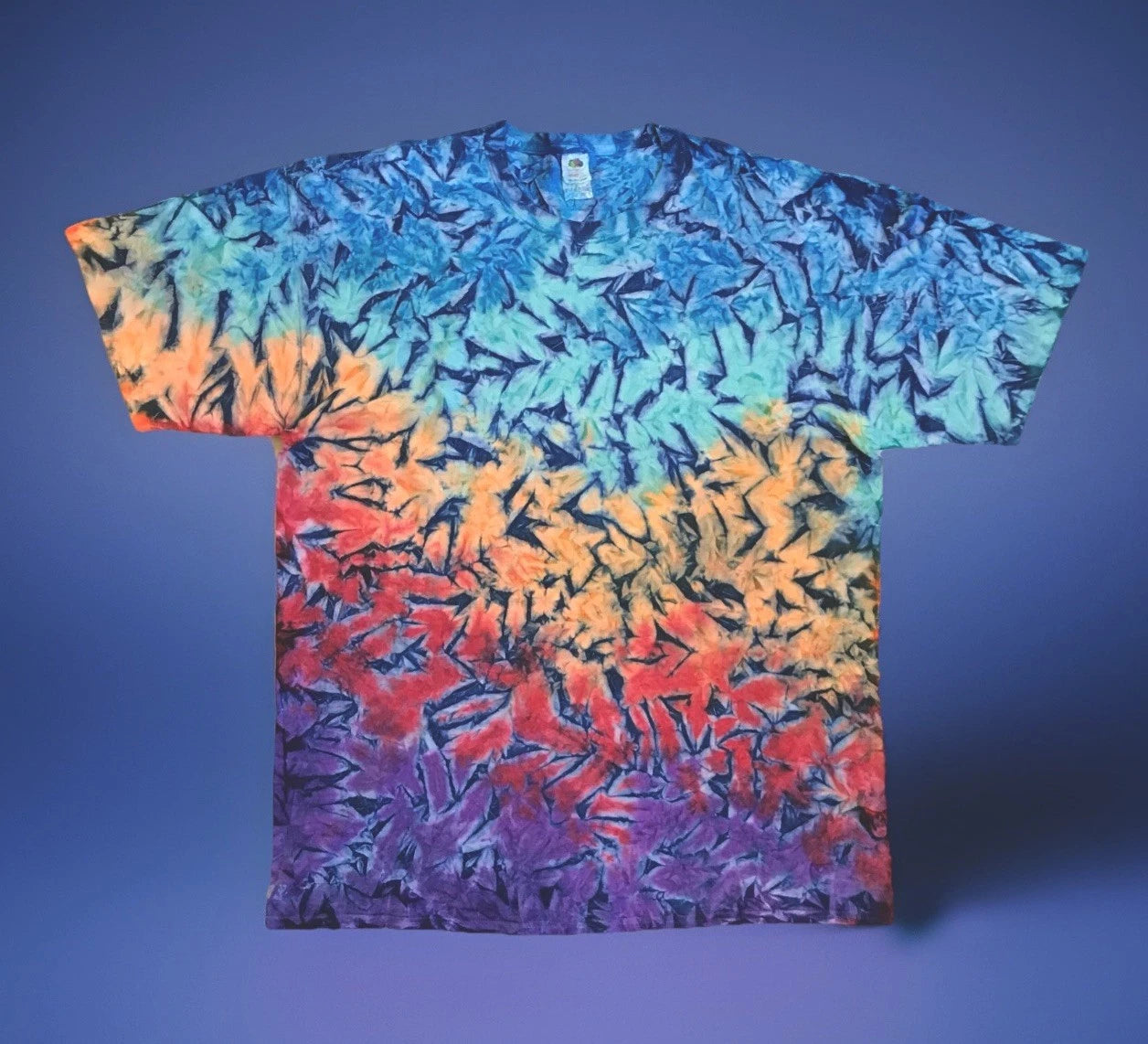 *New* 2XL - Sm Handmade 'The Prism' Tie Dye Crew or V Neck