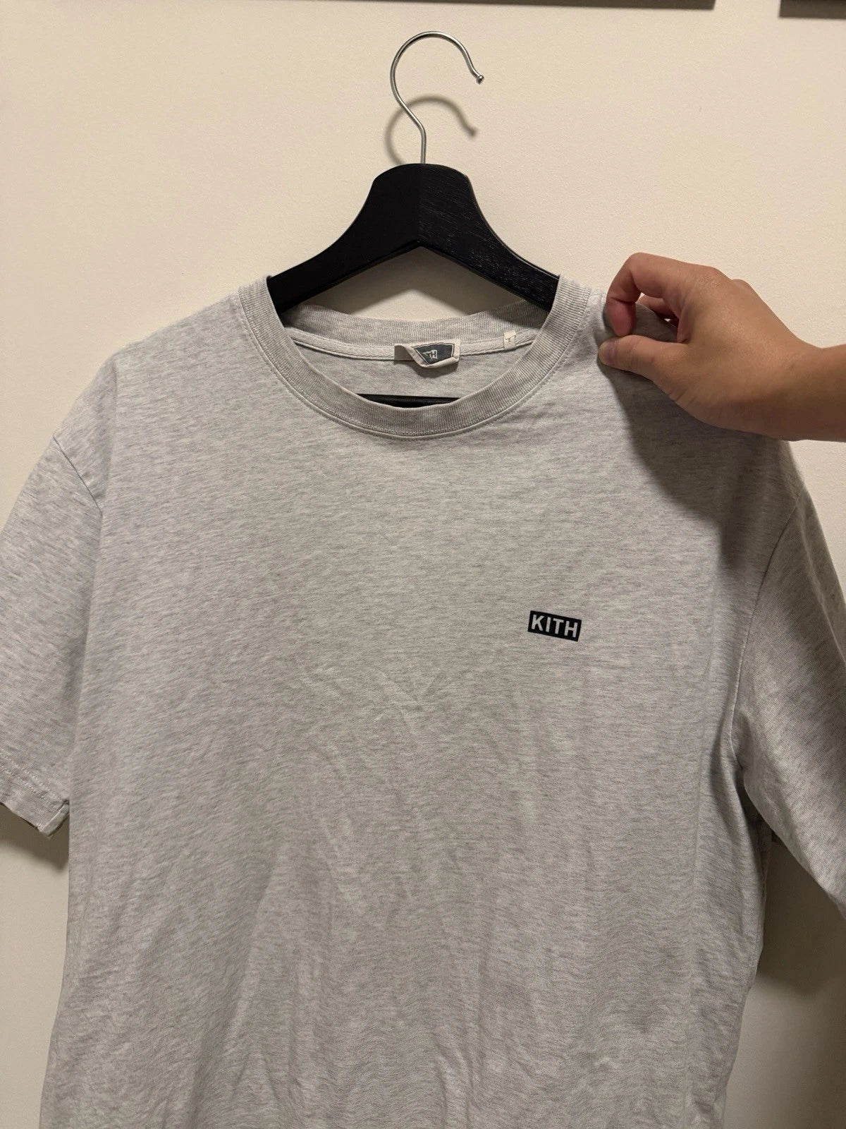 Kith Lax Tee - Light Heather Grey - M