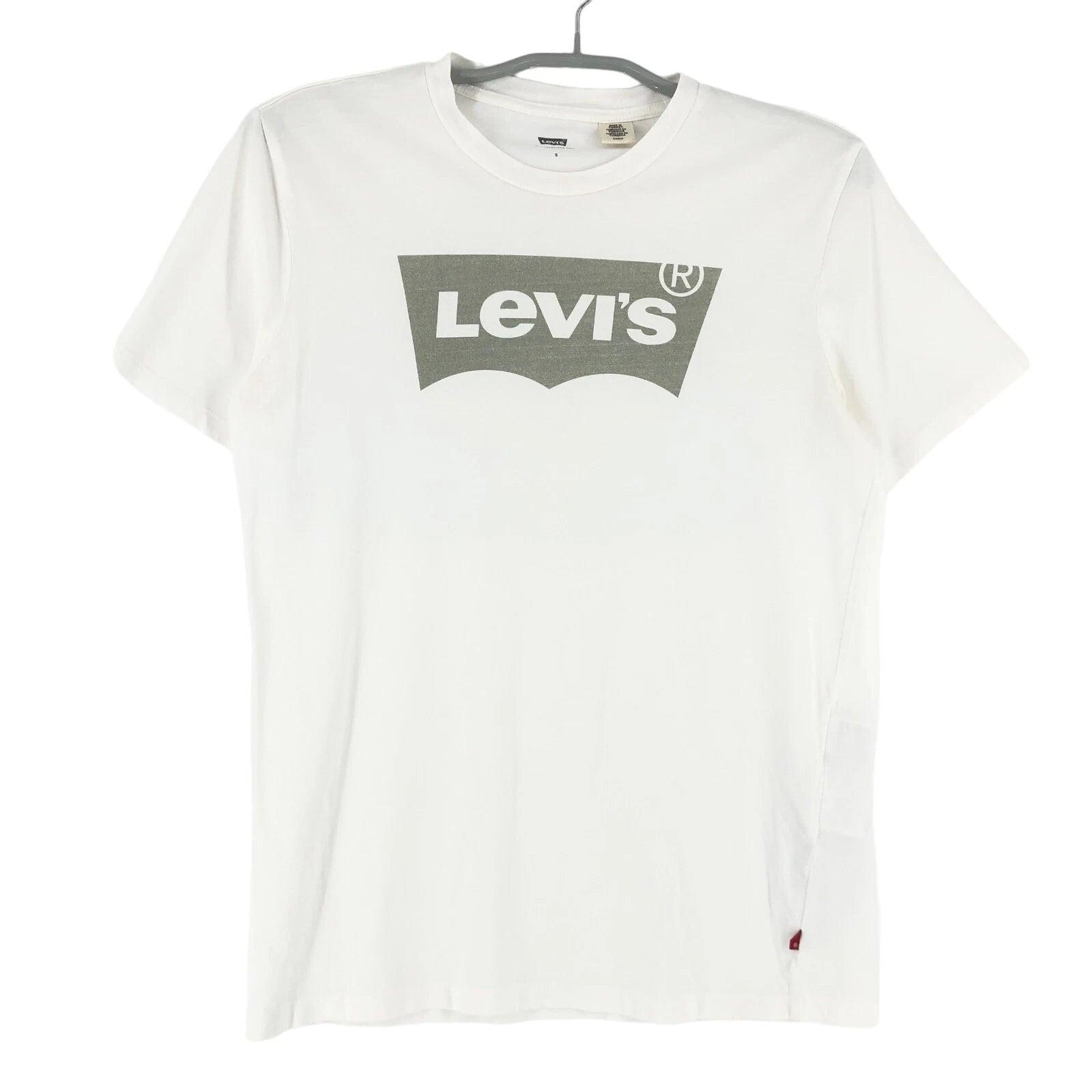 LEVI'S STRAUSS & CO Round Neck White T-Shirt Men Size S