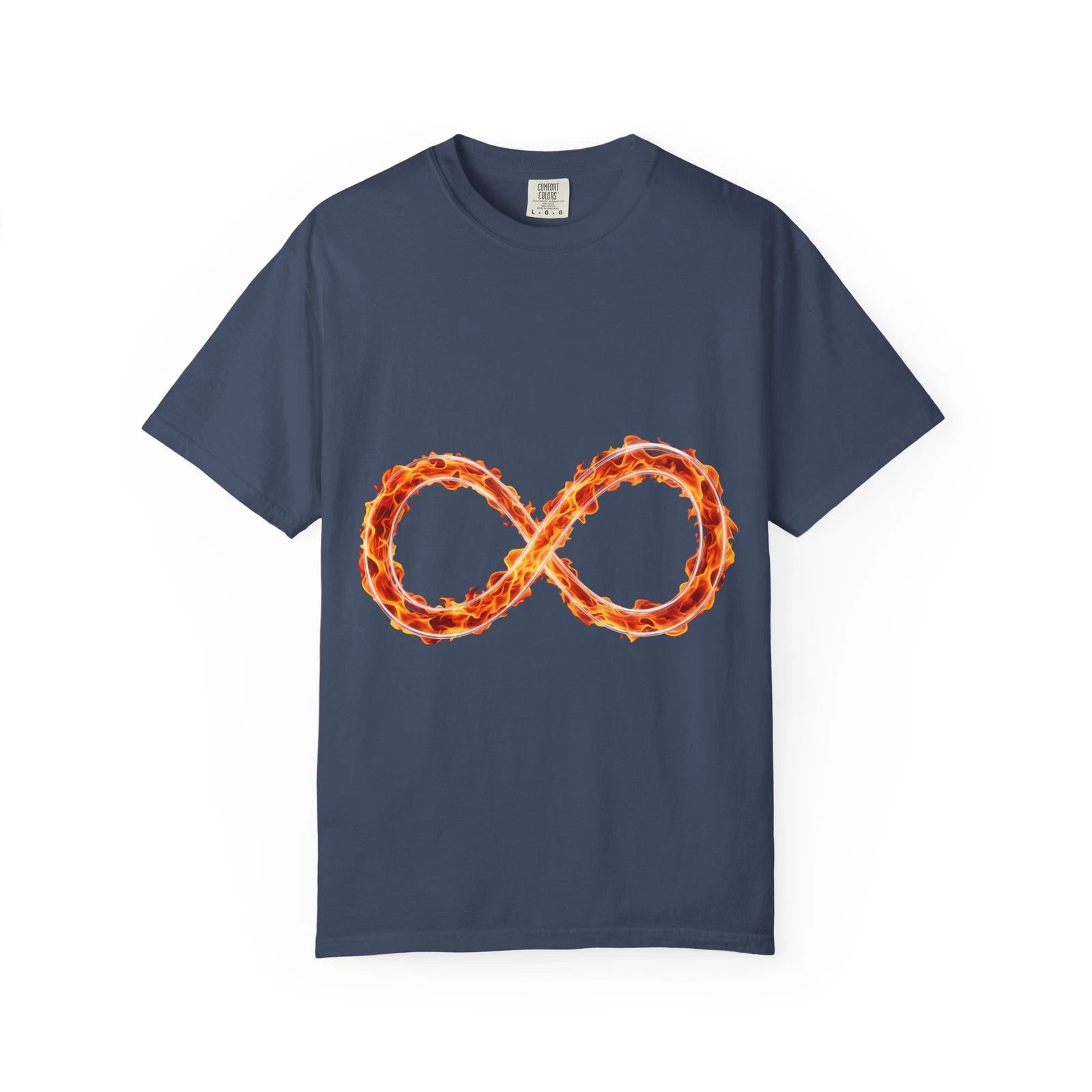 Comfort Colors Infinite Fire Symbol T-Shirt Grunge Aesthetic Streetwear 1717