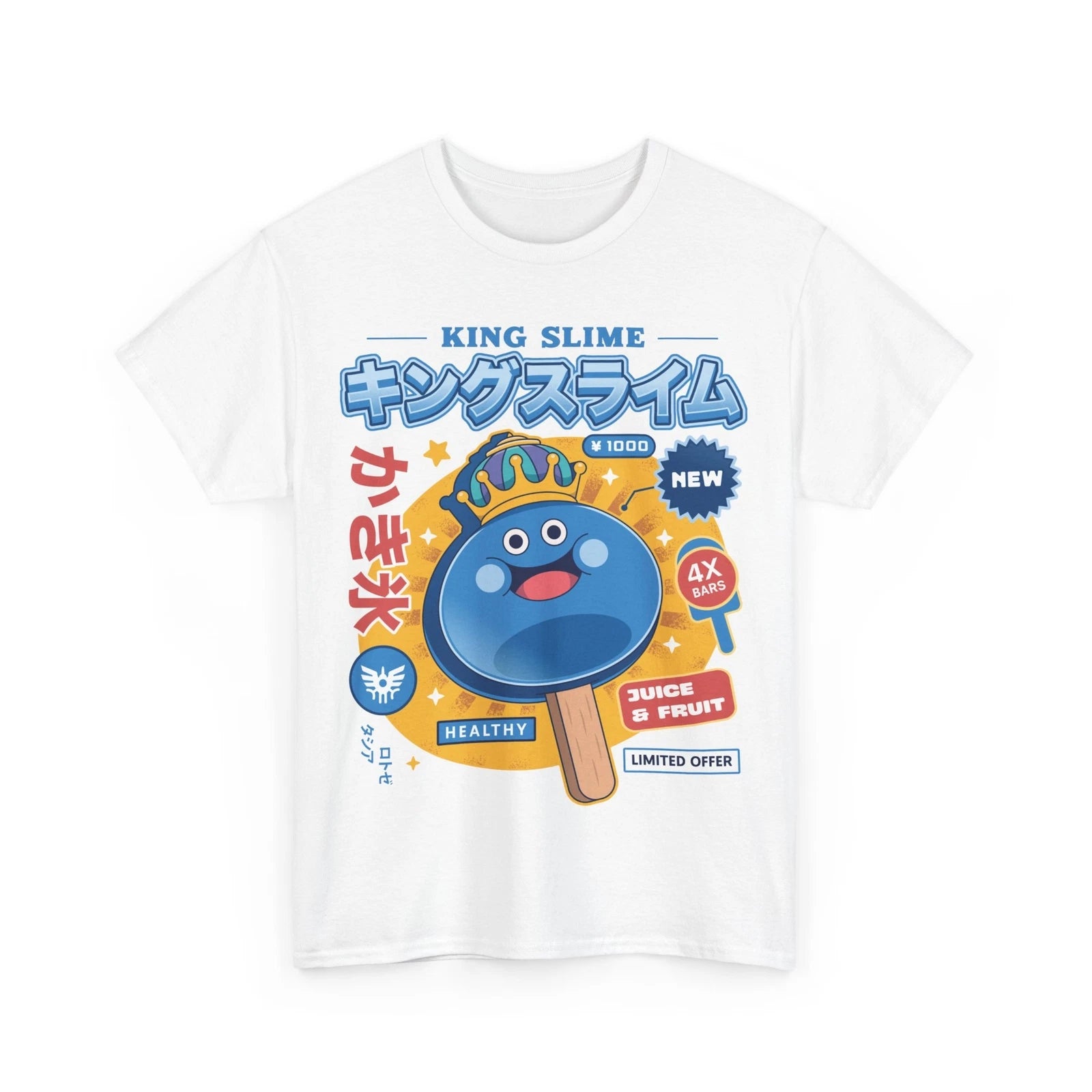 King Slime Ice Cream Unisex T-Shirt. Dragon Quest Game. Echoes Of An Elusive Age