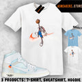 Shirt Match V.A.A. AJ 1 High Alaska 2026 Sneaker Matching Tee Just Dunk It Bugs