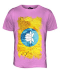 KALMYKIA GRUNGE FLAG MENS T-SHIRT TEE TOP FOOTBALL GIFT SHIRT CLOTHING JERSEY