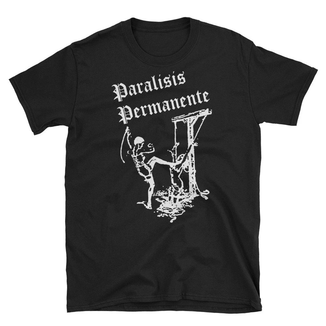 Paralisis Permanente T-Shirt, Spanish Post Punk, Sisters of Mercy,Unisex tee