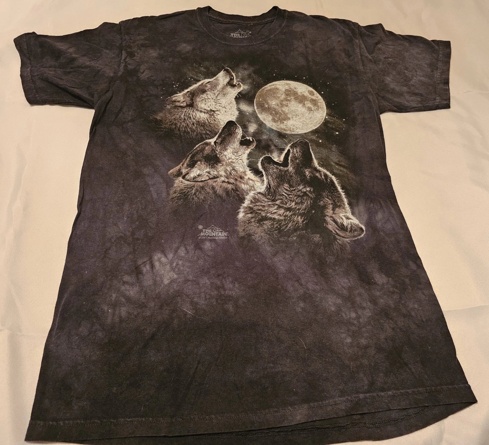The Mountain Three Wolf Moon Shirt - Adult Size Medium
