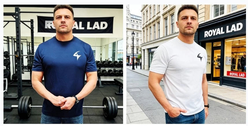 New Mens Breathable T Shirt Wicking Cool Dry Running Gym Top Sports Performance