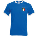 ITALY ITALIA 2021 football T shirt for Euro 2021 Adult RINGER TEE 2237