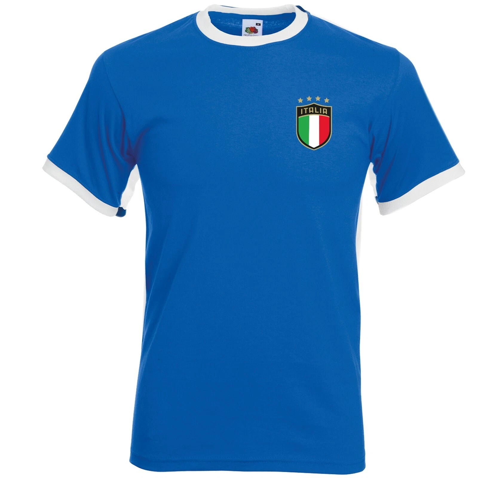 ITALY ITALIA 2021 football T shirt for Euro 2021 Adult RINGER TEE 2237