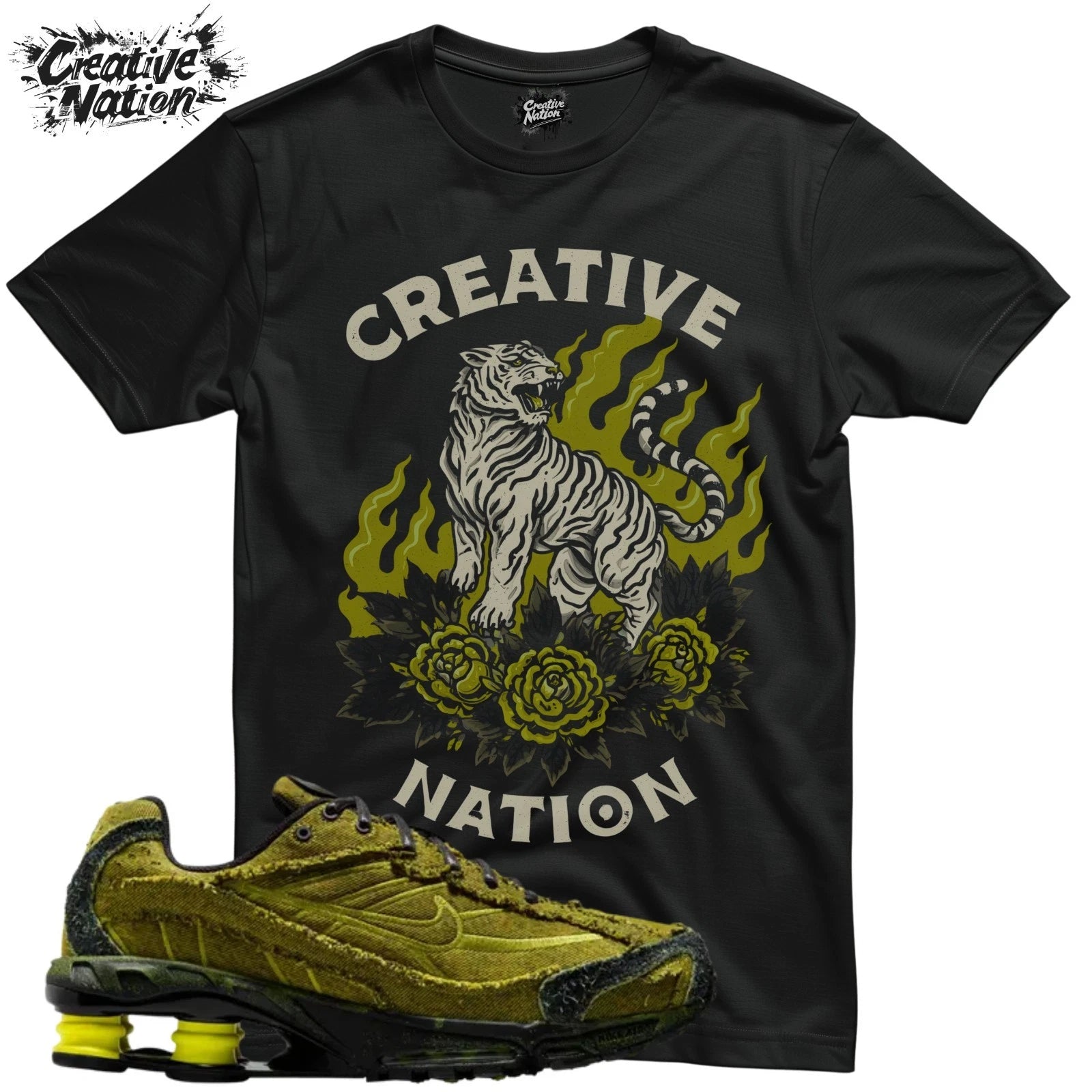 Shirt To Match Shox Ride 2 Bright Cactus Denim Unisex Tee Tiger Shirt