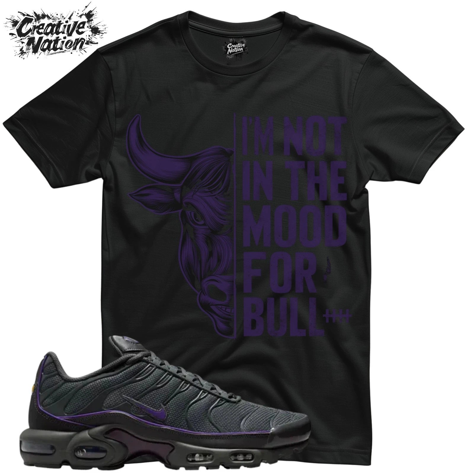 Shirt To Match Air Max Plus OG Iron Grey Wild Grape Unisex Tee Gym Shirt