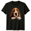 Basset Hound Dog Breed Cute Puppy Graphic Art T-Shirt