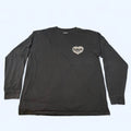 Carhartt WIP Long Sleeve Shirt Black Size XL Streetwear Cotton Tee graphic
