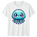 Cute Jellyfish Marine Life Animals Mens Womens Graphic Tee Unisex Top Sea Ocean