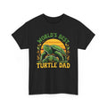 Worlds Best Turtle Dad Trendy T-Shirt| Trendy Tee for Turtle & Sea Life Admirers