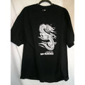 Vintage Mens Tapout Chinatown San Francisco Dragon Graphic T Shirt Black XL