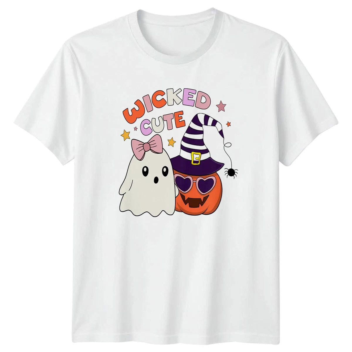 Wicked Cute Womens T-Shirt Spooky Cute Halloween Halloween Gift For Her