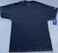 Champion Classic Jersey T-Shirt Men's LARGE Short Sleeve V-Neck Black NWT Logos