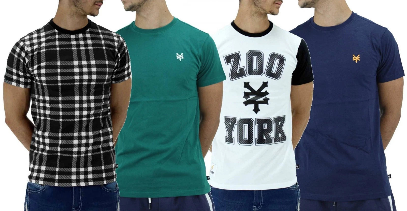 Zoo York Men’s T-Shirt Cotton Tee Regular Fit Graphic Plain Top Multi Colour S-L