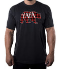 Men's Papa Bear Shirt with Buffalo Plaid, Men's Shirts, Cool Shirts for Dad