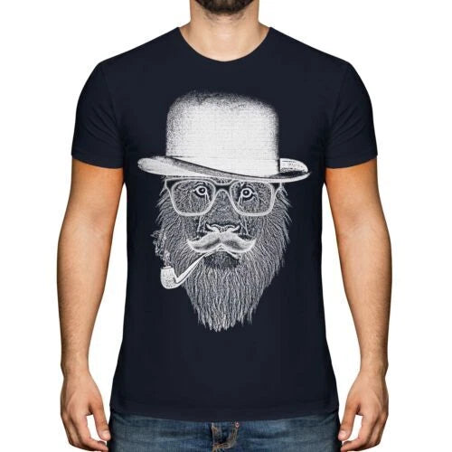 Lion IN Disguise Printed Men's Fashion T-Shirt Funny Hipster Swag Trendy