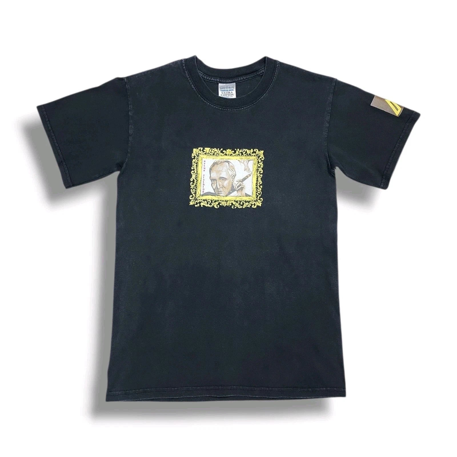 Artus Clothing Crew Neck Black Gildan T-Shirt Men's Small
