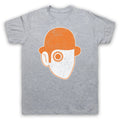 A CLOCKWORK ORANGE UNOFFICIAL DROOG FACE ICONIC FILM MENS & WOMENS T-SHIRT