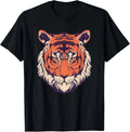 Cool Wild Tiger Tee shirts, Tiger Fashion Graphic Design T-Shirt