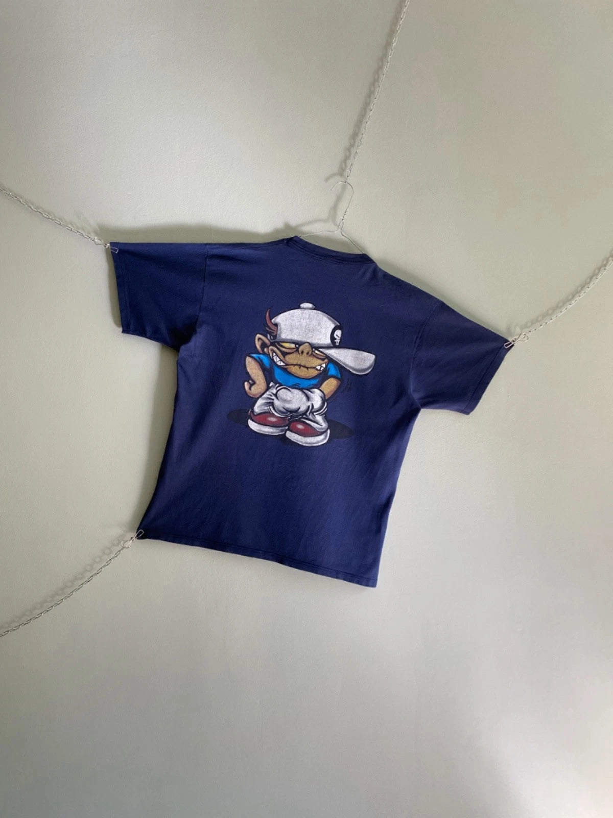 Vintage 1990 Flinker Fred Taschenbillard Wear 90s Streetwear Rap T-Shirt Size L